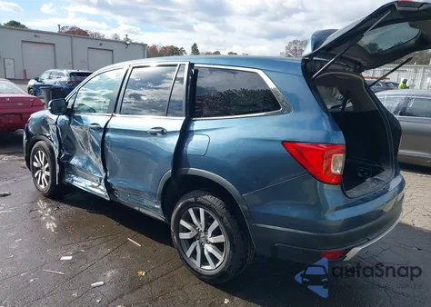 2019 Honda Pilot Ex from USA, damaged, VIN 5FNYF6H35KB099440